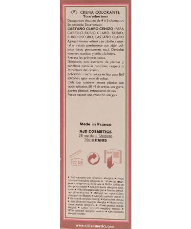 Henn Color Light Ash Chestnut Henna - Light Brown Tinting Cream 90 ml | International Shipping Available - Buy Online on SooperMarket.com