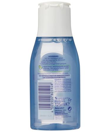 Nivea Gentle Eyes Make-Up Remover 125ml - Non-Greasy Makeup Remover with Provitamin B5 | 3-Pack for Effortless Eye Makeup Removal - Buy Online on SooperMarket.com