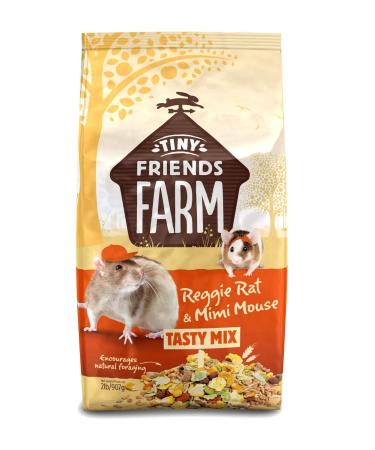 Supreme Tiny Friends Farm Reggie Rat and Mimi Mouse Tasty Mix 2lb