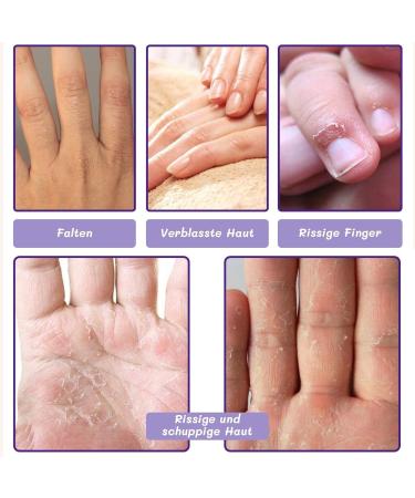 P-Beauty Lavender Hand Mask | 5 Pairs of Moisture Gloves | Collagen & Vitamin-Rich Anti-Aging Care for Cracked Dry Hands - Buy Online on SooperMarket.com