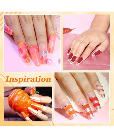 Lavender Violets 25 Pcs Gel Nail Polish Kit with Rose Gold Cat Eye Effect - Includes Blooming Gel, Base Coat, Top Coat, Nail Brush - Soak Off UV LED Varnish for Fashion Party - C401 - Buy Online on SooperMarket.com