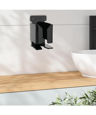 Predolo Wall Holder for Men's Electric Razors | Durable Acrylic Bathroom & Shower Hook | Sleek Black Design - Buy Online on SooperMarket.com
