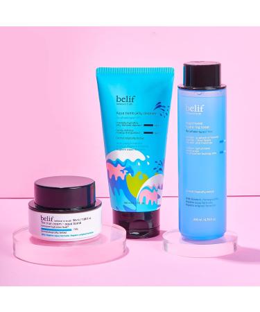belif Aqua Bomb Jelly Cleanser - Gentle & Effective Clean Beauty | Foaming Makeup Remover | For All Skin Types | 5.41 floz - Buy Online on SooperMarket.com