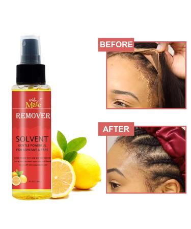 Tape Extensions Remover- Lace Glue Remover - Citrus Flavor Tape in Extension Remover Spray for Hair Replacement Lace Front Wig Poly Hairpieces Toupee Hair Systems Bonding (118mL) - Buy Online on SooperMarket.com
