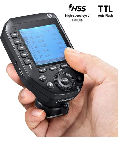 Godox XProII-S i-TTL 2.4G Wireless Flash Trigger Transmitter | High Speed Sync 1/8000s | 11 Customizable Buttons - Buy Online on SooperMarket.com