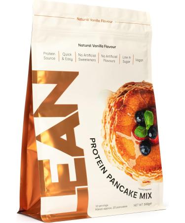LEAN with Lilly Vegan Protein Pancakes - Natural Vanilla Flavour 500g - Buy Online on SooperMarket.com