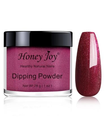 Honey Joy Dark Purple Very Fine Nail Dip Dipping Powder Acrylic Color Pigment Powders 1oz (HJ-ND064B-WD17)