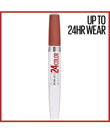Maybelline Super Stay 24-Hour Liquid Lipstick in Endless Espresso - Long-Lasting, Highly Pigmented Formula with Moisturizing Balm - Brown Shade - 1 Count - Buy Online on SooperMarket.com