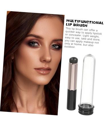 2 Pcs Lip Brush & Concealer Applicators - Lipstick Tool for Flawless Makeup Application | Travel-Friendly Makeup Brushes - Buy Online on SooperMarket.com