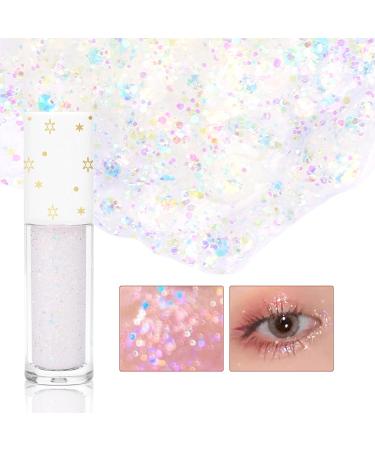 Geeneiya Liquid Glitter Eyeshadow - Korean Under Eye Shadow, Long Lasting & Quick Drying - Colorful Galaxy 01 - Buy Online on SooperMarket.com