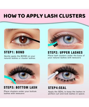 VAVALASH 100D Cluster Lashes - Volume Wispy False Eyelashes & DIY Lower Extensions (Boom 5-20mm) - International Shipping Available - Buy Online on SooperMarket.com