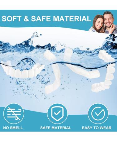 2 PCS Fake Dentures Teeth for Women and Men - Temporary Dental Veneers for Natural Restoration and Comfort - Protect Teeth & Regain Confident Smile - Natural Shade-n2 - Buy Online on SooperMarket.com