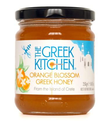 The Greek Kitchen Orange Blossom Honey Unheated & Unpasteurised 250 g