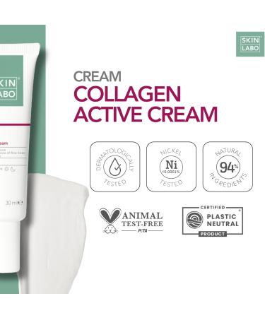 SkinLabo - Collagen Active Cream Restructuring and Filling Reduces the Appearance of Fine Lines Anti-Wrinkle Action with Collagen - 30 ml New Version - Buy Online on SooperMarket.com