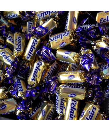 VIMIX Cadbury Eclairs - Caramels with milk chocolate centres (1kg) Caramel 1kg