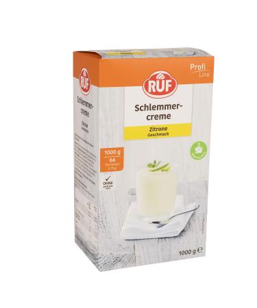 Call gourmet cream lemon fast preparation in just 3 minutes summer dessert with fresh lemon note storage pack 1x1000g