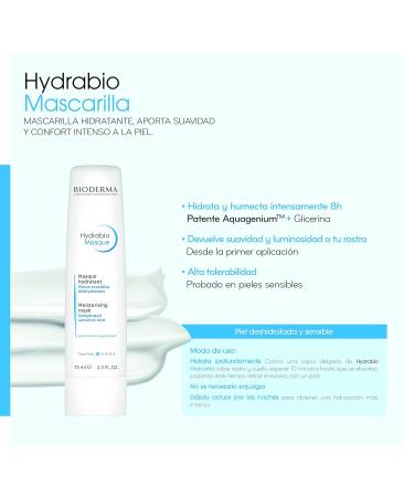 HYDRABIO Shock Moisturizing Mask 75ml - Intense Hydration for All Skin Types - Buy Online Internationally - Buy Online on SooperMarket.com