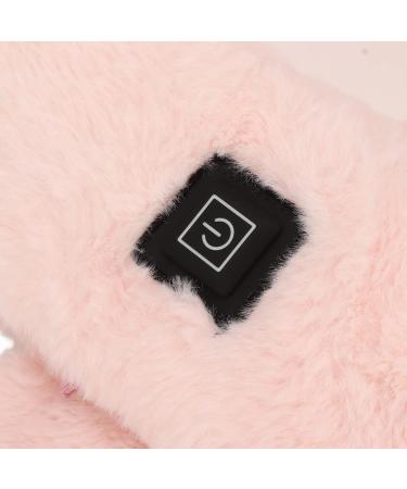 Removable Electrically Heated Scarf - Washable Warm-Keep Snack Pillow with 3 Temperature Levels for Neck Care & Shoulder Relaxation (Pink) - International Shipping Available - Buy Online on SooperMarket.com