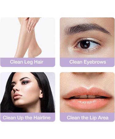 Buy Botiniv 2-Piece Eyebrow Razors for Women | Cute Rabbit-Eye Face Shaver & Dermaplaning Tool - Portable Hair Remover - Buy Online on SooperMarket.com