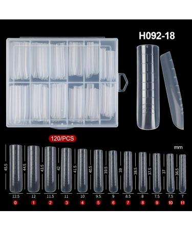 Duals Forms Acrylic Nail System UV Gel Nail Mold Full Cover Fasle Nail Tips Nail Form French Extension Tips Stickers Duals Forms Nail Mold For Uv Gel For Toes B - Buy Online on SooperMarket.com