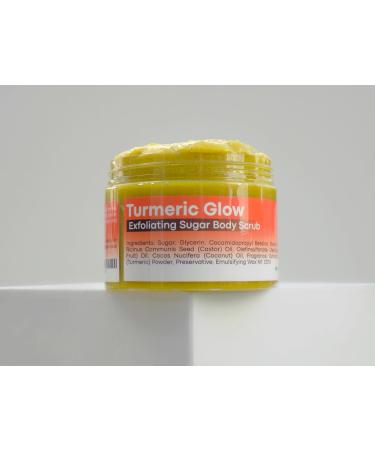 Joli Noir Turmeric Body Scrub | Exfoliating Sugar Scrub with Pure Cane Sugar & Pumice - Nourish & Revitalize Your Skin - Buy Online on SooperMarket.com