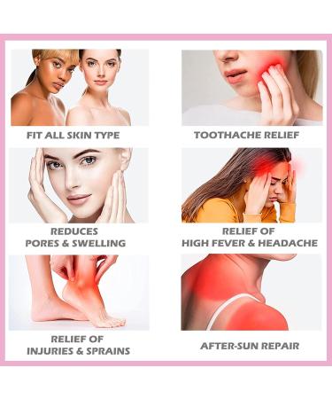 Ice Roller Ice Roller for Face and Eyes Ice Face Roller Ice Globes for Face Relief Eye Puffiness Eliminate Facial Edema Brighten Tighten Skin Remove Fine Lines Relief Sunburn(Pink) - Buy Online on SooperMarket.com
