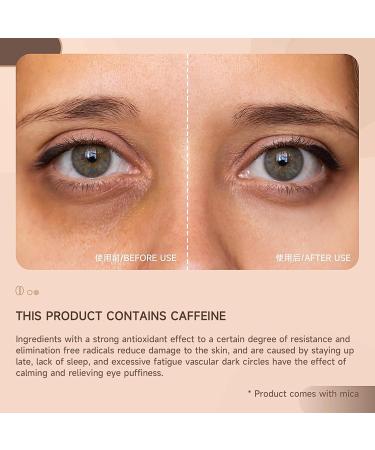 Caffeine Eye Cream Stick Caffeine Eye Cream for Dark Circles and Puffy Eyes Under Eye Cream for Women/Men Dark Circle Eye Cream Anti Aging Eye Balm Stick for Eye Bags Remover - Buy Online on SooperMarket.com