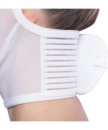 LIPOELASTIC- FM extra- Post Surgical Chin and Neck Lifting Compression Mask for Women and Men with Velcro fastener Jowl Tightening (Large) - Buy Online on SooperMarket.com