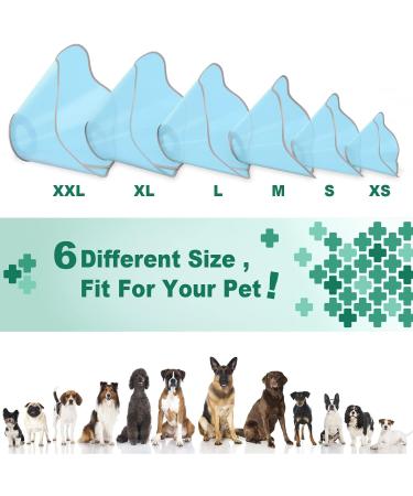 Adjustable Supet Dog Cone Collar for Large and Small Dogs - Blue XXXL - Buy Online on SooperMarket.com