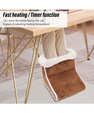 Topincn Heated Foot Pillow - 6-Speed Electric Warmer for Men & Women | Intelligent Constant Temperature & Timing (EU 220V) - Buy Online on SooperMarket.com