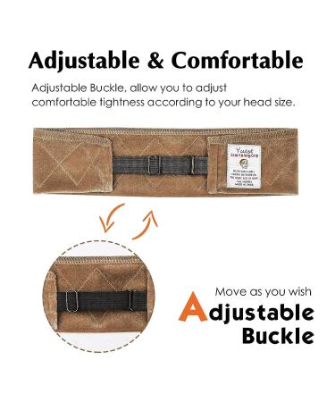 Wig Grip Bands - Yuest Velvet Headband for No-Slip Wig Security (Brown, 2 pcs) + 4 Wig Caps - Buy Online on SooperMarket.com