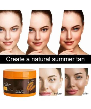 Luxury Intensive Tanning Gel Extreme Dark Intensive Tanning Luxe Gel Intensive Tanning Luxe Gel Tanning Oil for Beach Travel Size Natural Tanning Accelerator Cream for Outdoor Sun (1Pcs) - Buy Online on SooperMarket.com