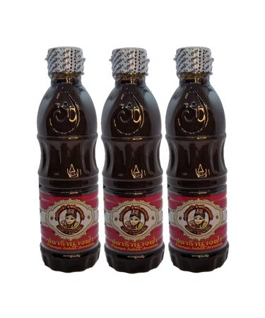 Angel Thai Fermented Fish Sauce White Cap Nang Fa Nam Pla Ra Papaya Salad Dressing 300ml (300ml, 3) 300ml 3.0