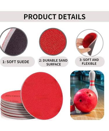 RUNRAYAY Round Bowling Sanding Pad Resurfacing Polishing Kit - 500 Grit (6PCS/12PCS) | Bowling Ball Cleaning Set - Buy Online on SooperMarket.com