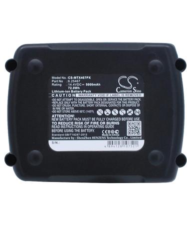 Buy PRUVA Battery for Metabo BS 14.4 LT & LTX | 5000mAh High-Capacity Replacement | International Shipping Available - Buy Online on SooperMarket.com