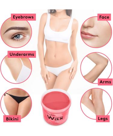 Mylee Rose Soft Creme Wax 450g - Sensitive Skin, Microwavable & Wax Heater Friendly - Ideal for Stubborn Coarse Hair Removal on All Body Areas - Buy Online on SooperMarket.com