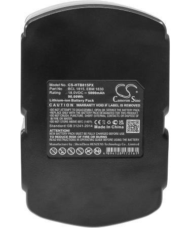 5000mAh/18V Battery Replacement for BCL 1815 EBM 1830 DV 18DVKS & More | International Shipping Available - Buy Online on SooperMarket.com