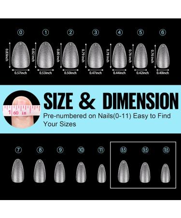 TOMICCA Nail Extension Kit - 4 In 1 Nail Glue and Base Gel with 150Pcs Short Almond Nails - Easy DIY Nail Art Acrylic Kit for Women and Girls - Buy Online on SooperMarket.com