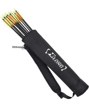 EOUS Youth Archery Arrow Holder Quiver - Hip & Back Waist Side Clip Arrows Bag in Black - Buy Online on SooperMarket.com