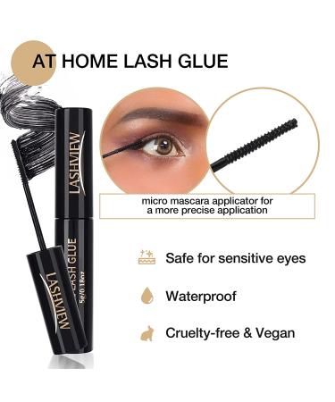 LASHVIEW DIY Eyelash Extension Kit with Cluster Lashes Glue and Tweezers - 56D#KIT 12&14mm - Buy Online on SooperMarket.com
