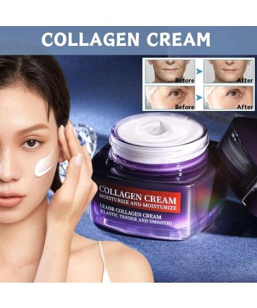 Trendyfave Collagen Cream Collagen Face Cream Anti Aging Cream Collagen Anti-Wrinkle Cream Anti Aging Face Cream Anti-Wrinkle Cream for Lifting for Face Forehead Crow s feet Neck 50g - Buy Online on SooperMarket.com