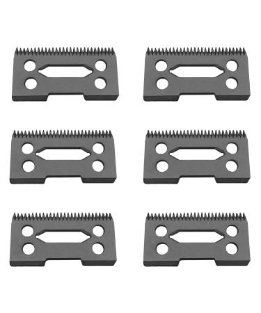 6 Pcs Ceramic Blade Ceramic Replacement Cutter 28 Teeth Ceramic Clipper Blade Replacement Cutter 2- Clipper Black