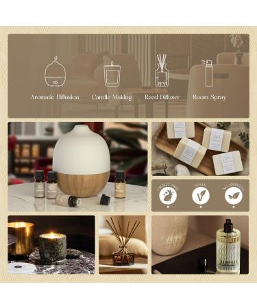 ARVIDSSON Hotel Fragrance Oils Premium Essential Oils Gift Set for Soap & Candle Making Luxury Hotel Scented Oil for Home Jasmine & Mint White Tea Luxury Night Citrus Bliss My Way Hotel Lobby - Buy Online on SooperMarket.com
