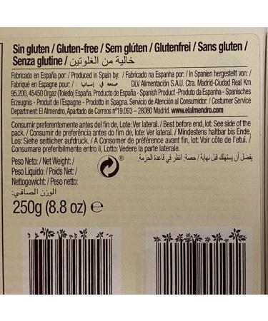 El Almendro Turron Blondo 200g - Traditional Soft Spanish Torrone with Almonds & Honey - Buy Online on SooperMarket.com