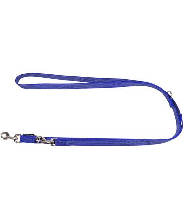 Adjustable Blue Linen Dog Leash for Medium & Large Dogs - 2.80m Long | Durable & Comfortable - Buy Online on SooperMarket.com