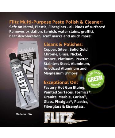 Flitz Polish Paste 5.29 oz - Multi-Surface Cleaner & Polish | International Shipping Available - Buy Online on SooperMarket.com