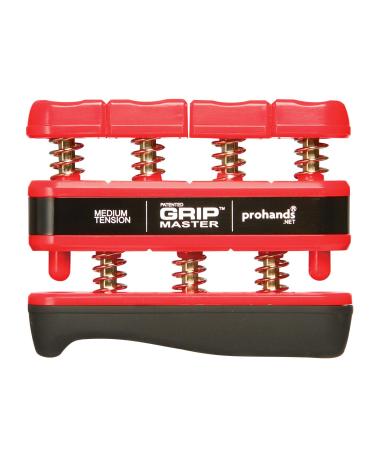 PROHANDS Gripmaster Hand Exerciser Finger Exerciser (Hand Grip Strengthener) Spring-Loaded Finger-Piston System Isolate & Exercise Each Finger 7 Medium - 7lb
