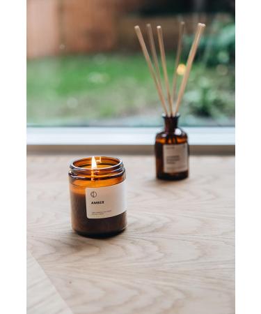 OCT Amber Scented Candle | 250ml Soy Wax with Natural Essential Oils - Premium International Shipping - Buy Online on SooperMarket.com
