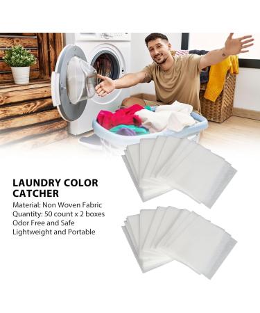 Color Catcher Sheets for Laundry 160 Count Disposable Dye Catcher Color Catcher Sheets No Fragrance Color Grabber Laundry Sheet Prevent Color Runs - Buy Online on SooperMarket.com