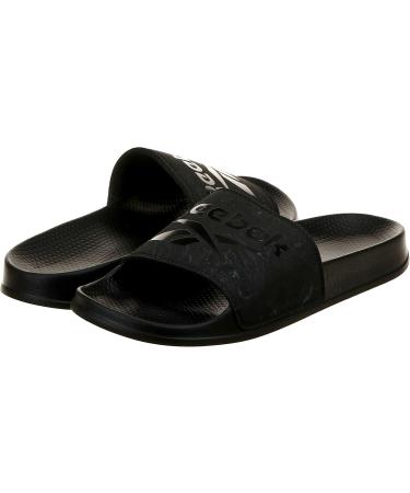 Reebok Women's RBK Fulgere Slide Shower & Bath Shoes - 37.5 EU - Black Cold Grey | International Shipping Available - Buy Online on SooperMarket.com